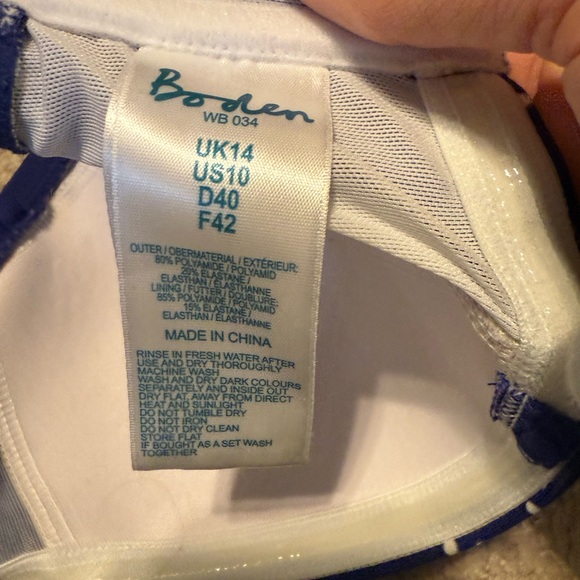 Boden bandeau swim top EUC 10 - Picture 2 of 2